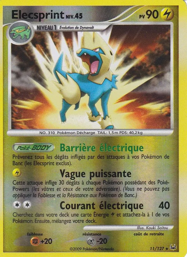 Carte Élecsprint 11/127 – Platine