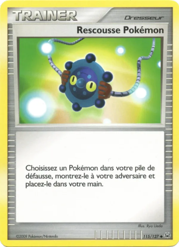 Carte Rescousse Pokémon 115/127 – Platine