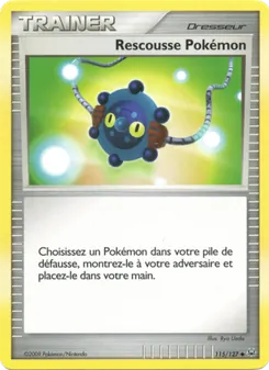 Carte Rescousse Pokémon 115/127 – Platine