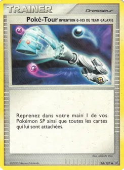 Carte Poké-Tour Invention G-105 de Team Galaxie 118/127 – Platine