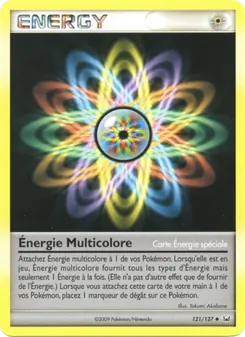 Carte Énergie Multicolore 121/127 – Platine