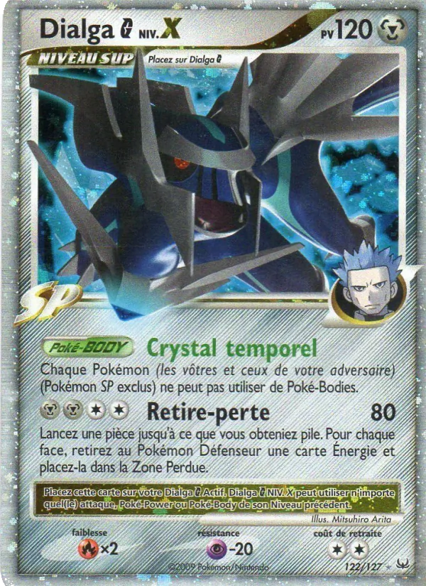 Carte Dialga G NIV.X 122/127 – Platine
