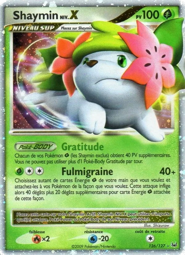 Carte Shaymin 126/127 – Platine
