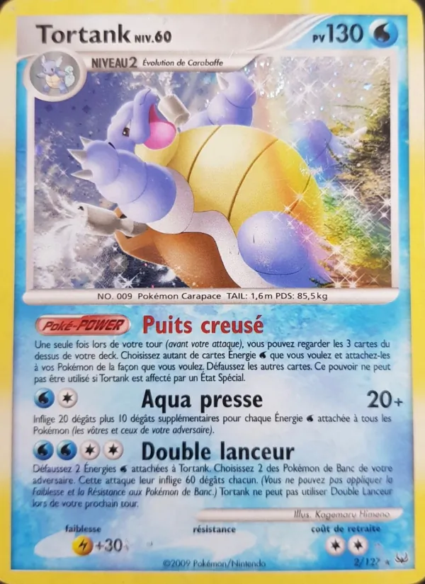 Carte Tortank 2/127 – Platine