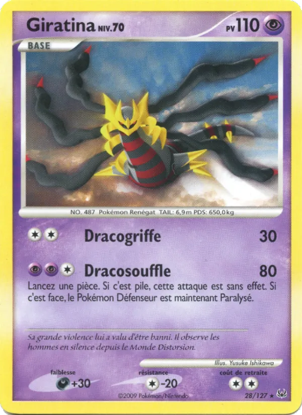 Carte Giratina 28/127 – Platine