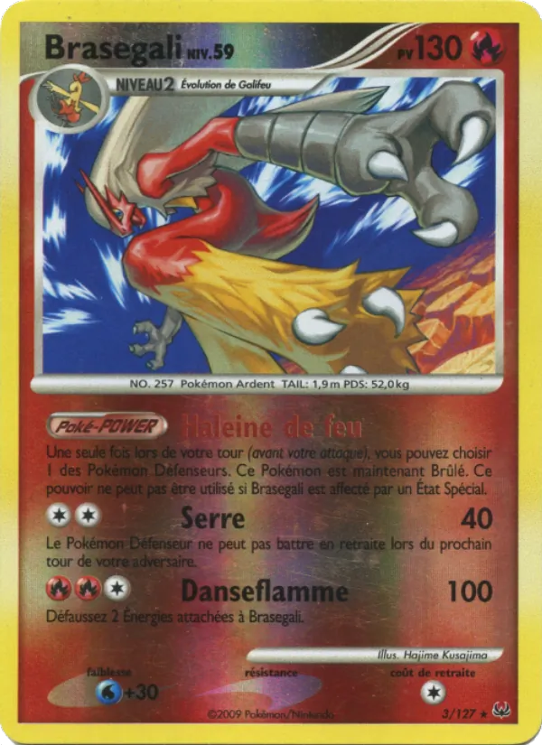Carte Braségali 3/127 – Platine