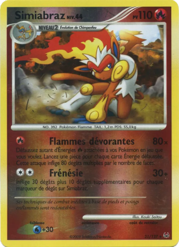 Carte Simiabraz 31/127 – Platine