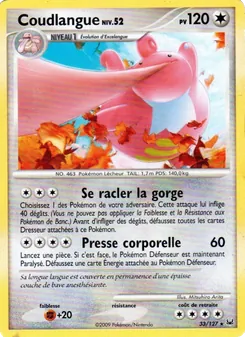 Carte Coudlangue 33/127 – Platine
