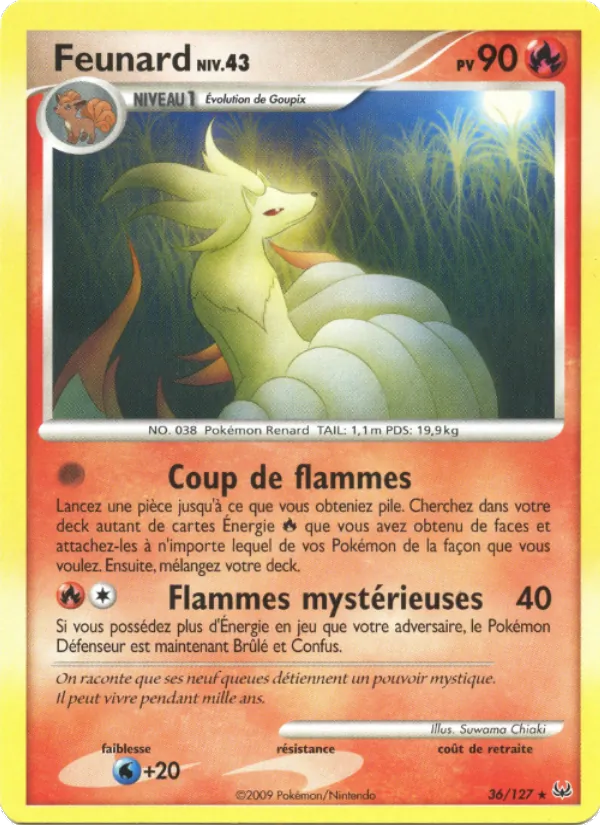 Carte Feunard 36/127 – Platine