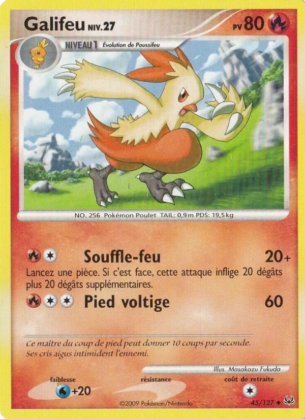Carte Galifeu 45/127 – Platine