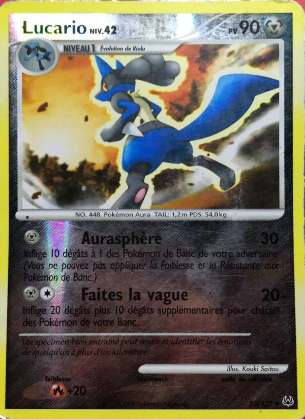 Carte Lucario 53/127 – Platine