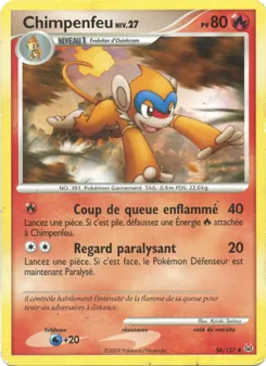 Carte Chimpenfeu 56/127 – Platine
