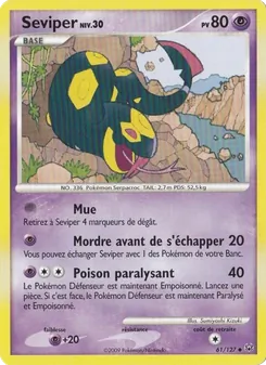 Carte Séviper 61/127 – Platine