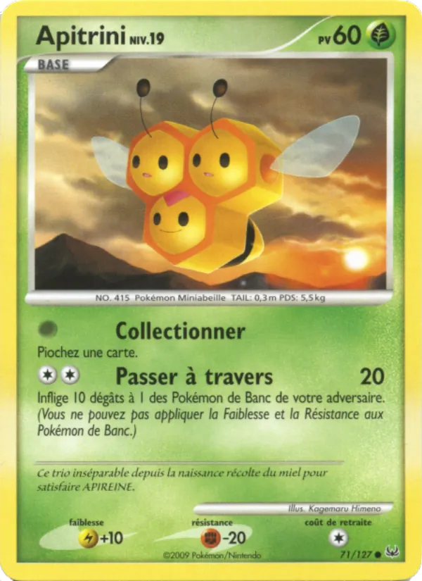 Carte Apitrini 71/127 – Platine
