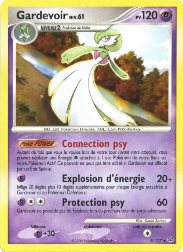 Carte Gardevoir 8/127 – Platine