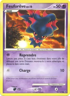 Carte Feuforêve 83/127 – Platine