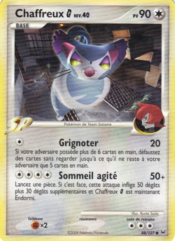 Carte Chaffreux G 88/127 – Platine
