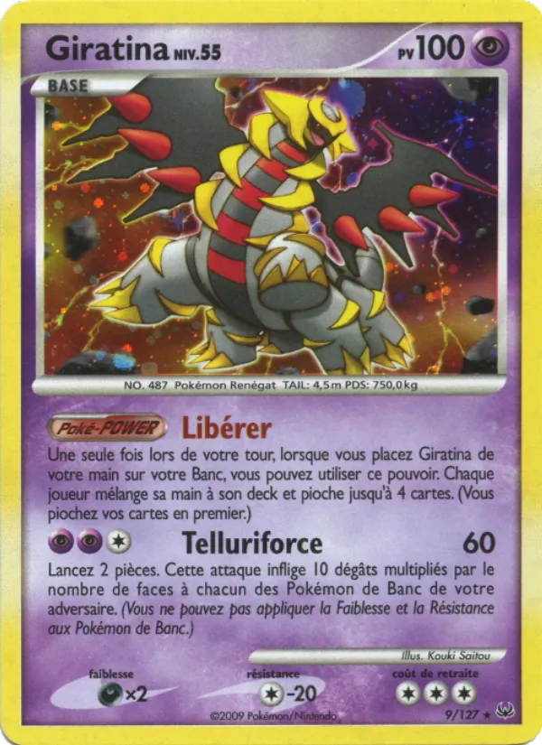 Carte Giratina 9/127 – Platine
