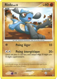 Carte Riolu 91/127 – Platine