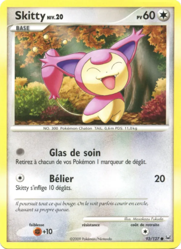Carte Skitty 93/127 – Platine