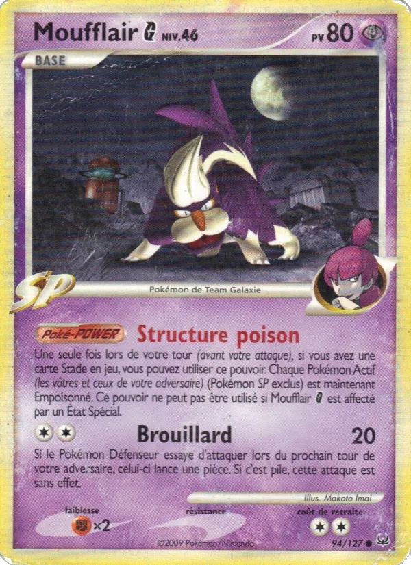 Carte Moufflair G 94/127 – Platine