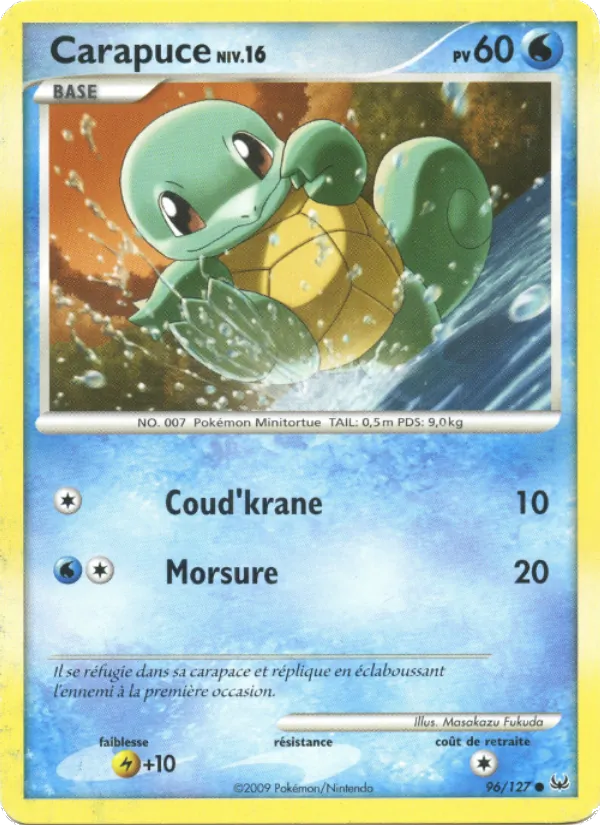 Carte Carapuce 96/127 – Platine