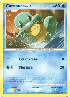 Carte Carapuce 96/127 – Platine