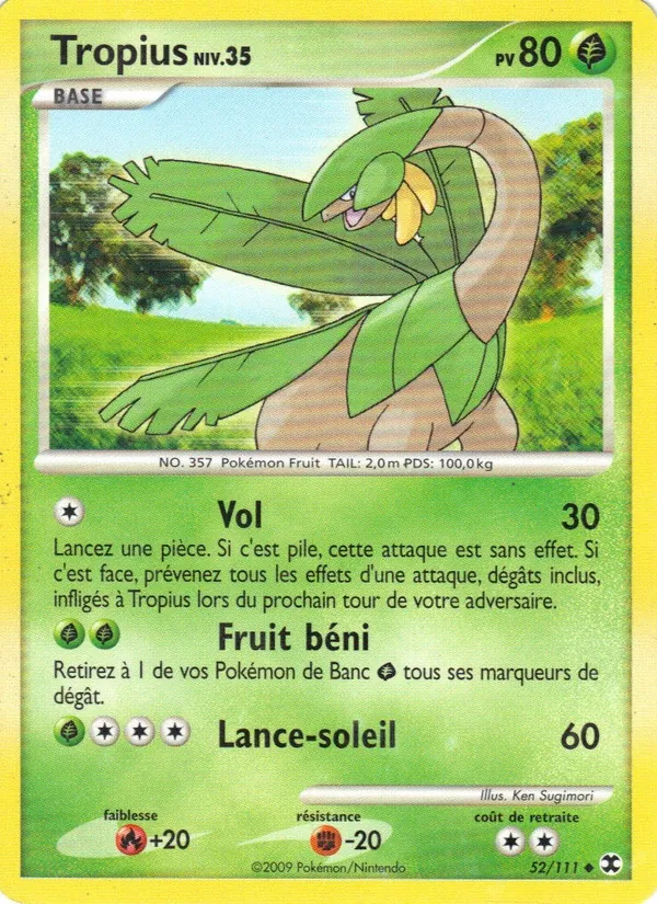 Carte Tropius Niv. 35 52/111 – Rivaux Émergeants