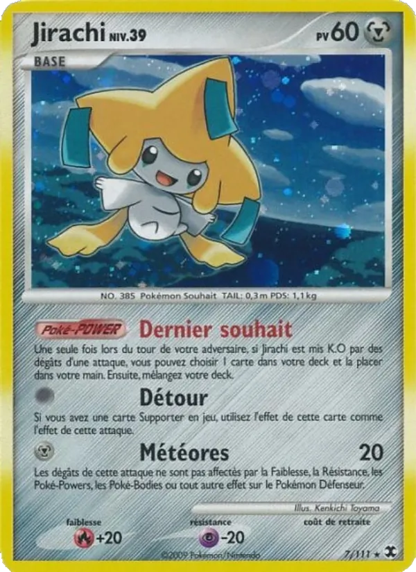 Carte Jirachi Niv. 39 7/111 – Rivaux Émergeants
