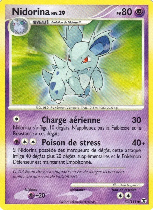 Carte Nidorina Niv. 29 73/111 – Rivaux Émergeants