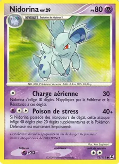 Carte Nidorina Niv. 29 73/111 – Rivaux Émergeants