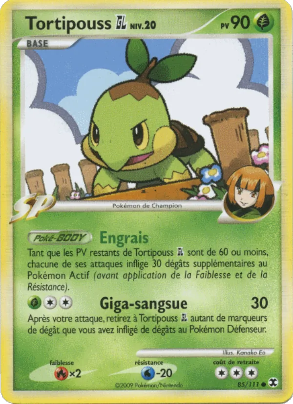 Carte Tortipouss GL Niv. 20 85/111 – Rivaux Émergeants