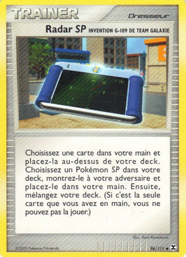 Carte Radar SP Invention G-109 de Team Galaxie 96/111 – Rivaux Émergeants