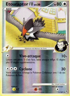 Carte Etouraptor FB 11/147 – Vainqueurs Suprêmes