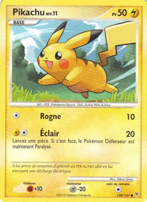 Carte Pikachu 120/147 – Vainqueurs Suprêmes