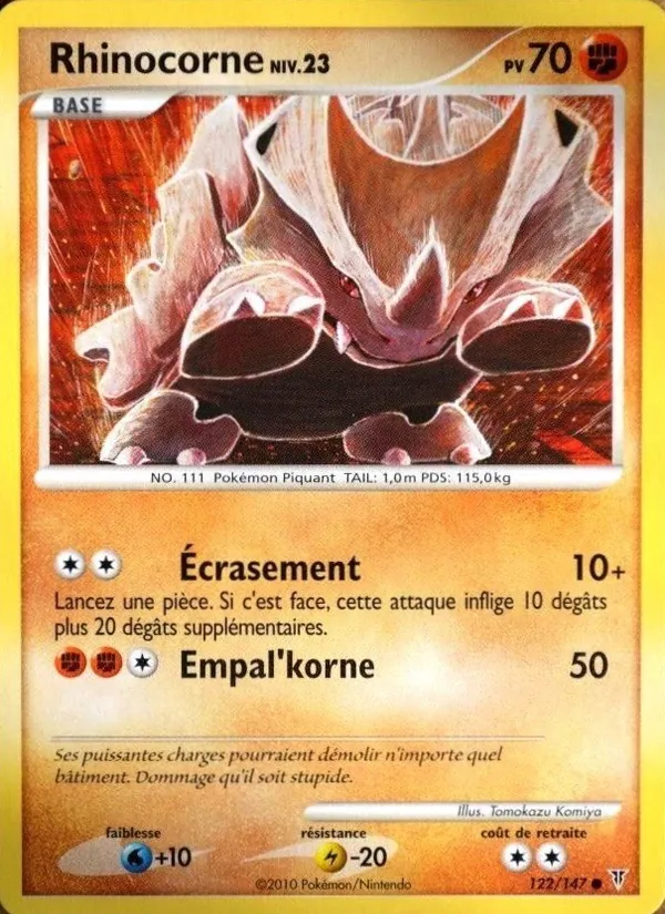 Carte Rhinocorne 122/147 – Vainqueurs Suprêmes
