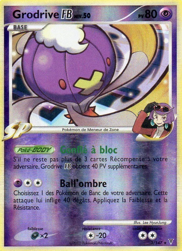 Carte Grodrive FB 3/147 – Vainqueurs Suprêmes