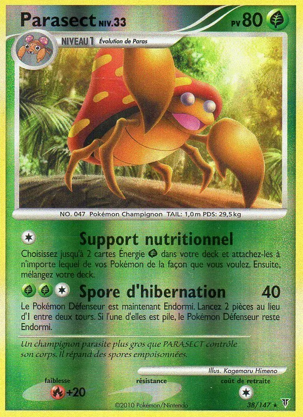 Carte Parasect 38/147 – Vainqueurs Suprêmes