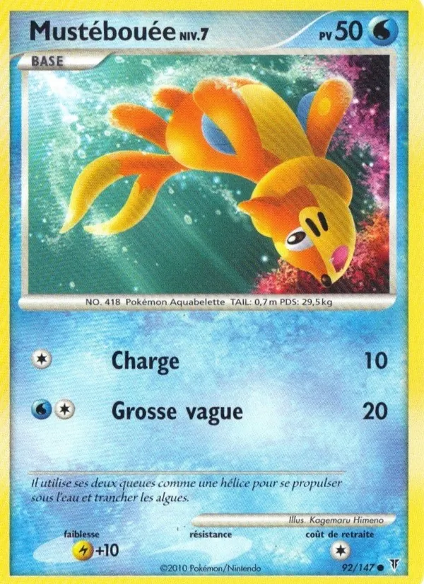 Carte Mustébouée 92/147 – Vainqueurs Suprêmes