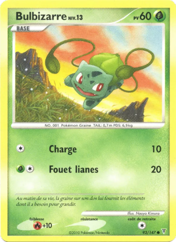 Carte Bulbizarre 93/147 – Vainqueurs Suprêmes