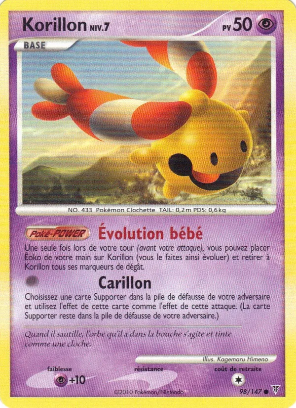 Carte Korillon 98/147 – Vainqueurs Suprêmes