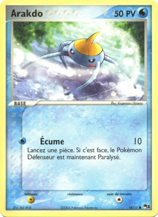 Carte Arakdo 14/17 – POP Série 1
