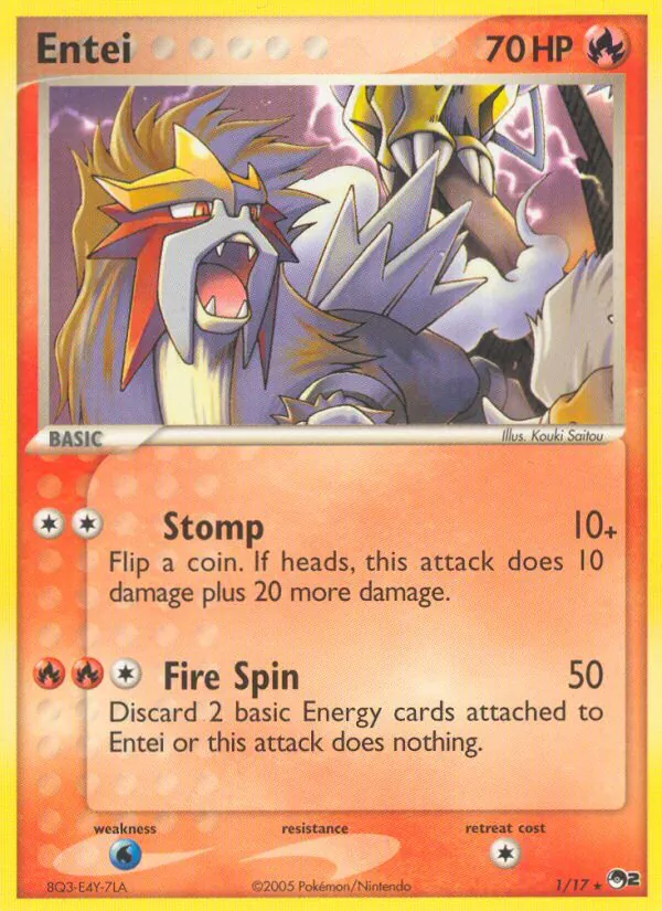 Carte Entei 1/17 – POP Série 2