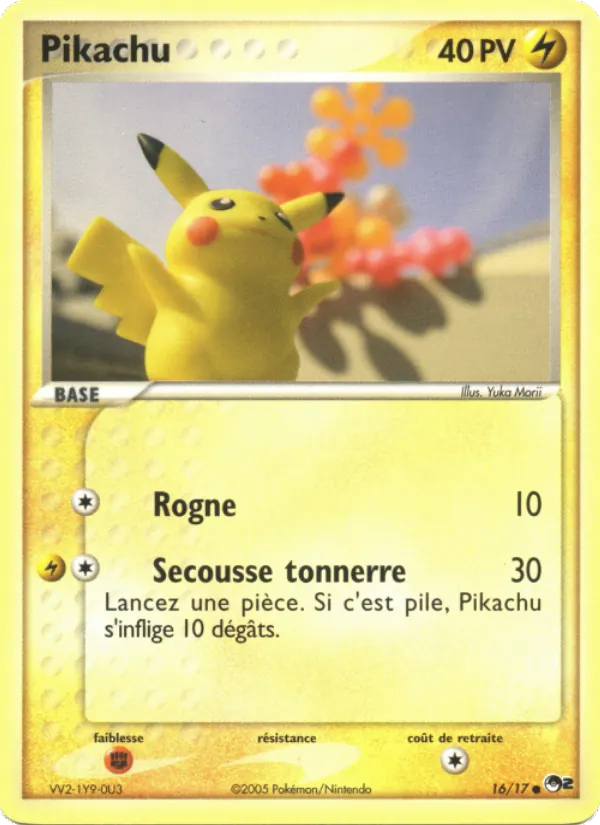 Carte Pikachu 16/17 – POP Série 2