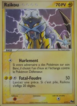 Carte Raikou 3/17 – POP Série 2