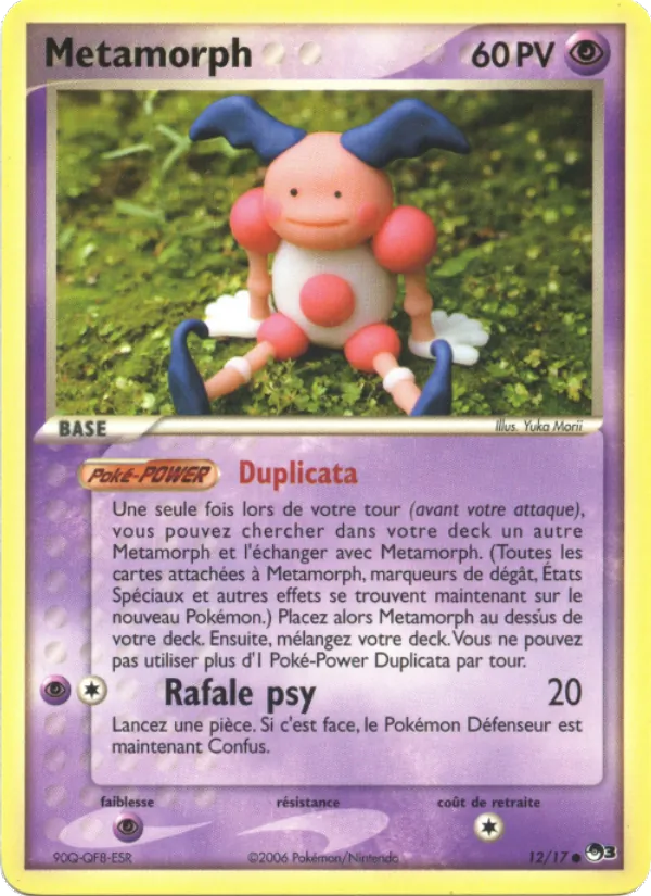 Carte Métamorph 12/17 – POP Série 3
