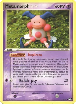 Carte Métamorph 12/17 – POP Série 3