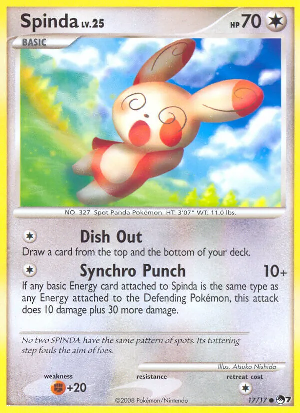 Carte Spinda 17/17 – POP Série 7