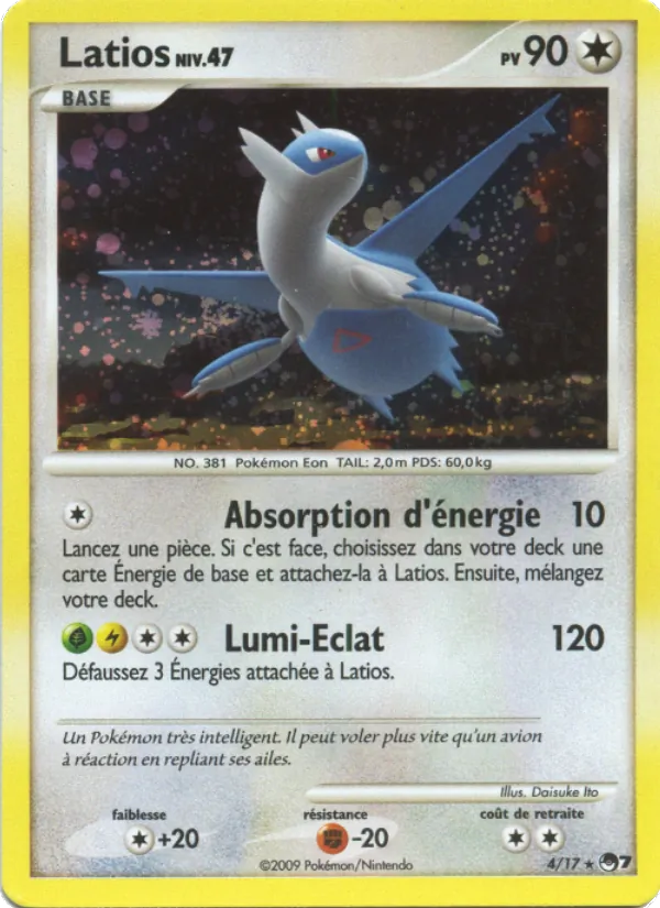 Carte Latios 4/17 – POP Série 7