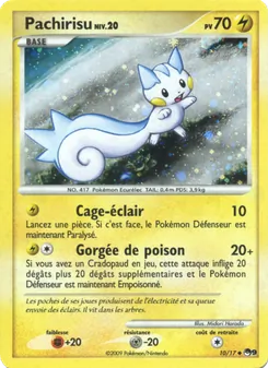 Carte Pachirisu 10/17 – POP Série 9